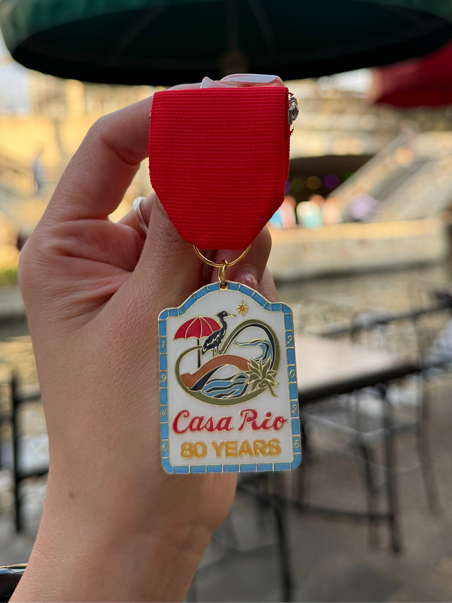 Casa Rio 80 Year Fiesta Medal